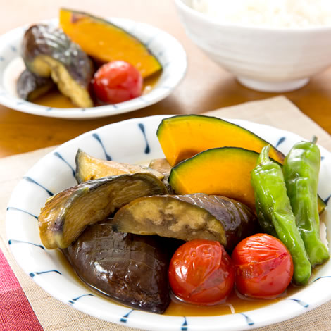 夏野菜のヘルシー焼き浸し